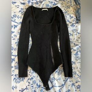 Long sleeve Black Abercrombie body suit